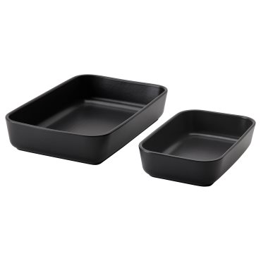 LYCKAD, oven/serving dish set of 2, 004.644.29