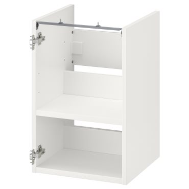 ENHET, base cabinet for washbasin with shelf, 40x40x60 cm, 104.404.71