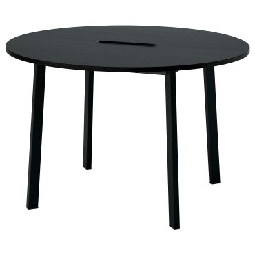 MITTZON, conference table/round, 120x75 cm, 195.304.53