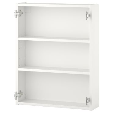 ENHET, wall cabinet with 2 shelves, 60x15x75 cm, 204.404.56