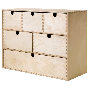 MOPPE, mini chest of drawers, 42x18x32 cm, 402.163.57