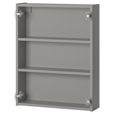 ENHET, wall cabinet wth 2 shelves, 60x15x75 cm, 404.404.55