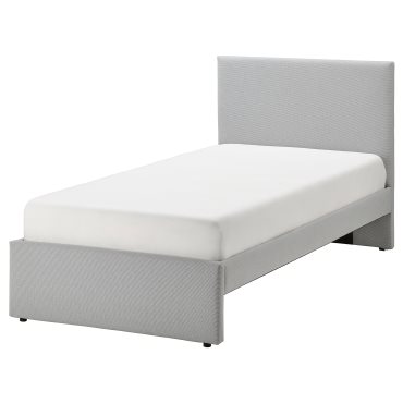 GLADSTAD, upholstered bed frame, 90x200 cm, 504.904.59