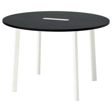 MITTZON, conference table/round, 120x75 cm, 595.304.46