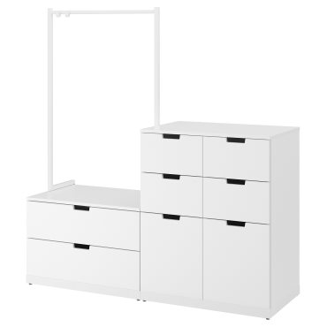 NORDLI, συρταριέρα με 8 συρτάρια, 160X169 cm, 692.953.49