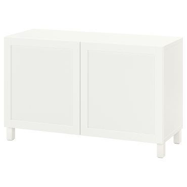 BESTÅ, σύνθεση αποθήκευσης με πόρτες, 120x42x74 cm, 792.821.86
