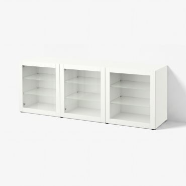 BESTÅ, σύνθεση αποθήκευσης με πόρτες, 180x42x65 cm, 793.250.39