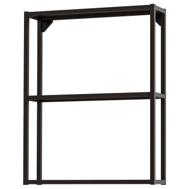 ENHET, wall frame with shelves, 60x15x75 cm, 804.489.68