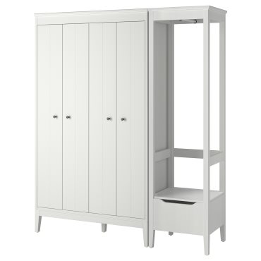IDANÄS, wardrobe combination, 180x59x211 cm, 893.882.91