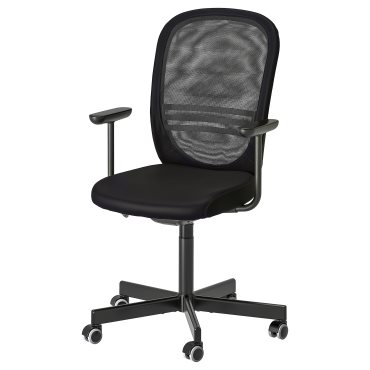 FLINTAN, office chair with armrests, 894.244.68