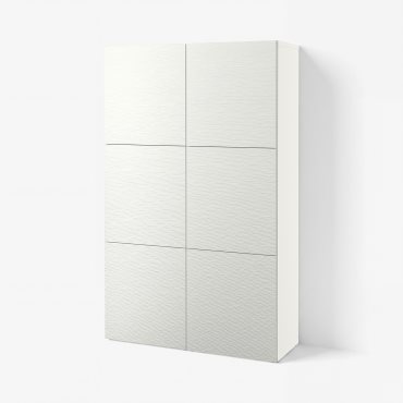BESTÅ, σύνθεση αποθήκευσης με πόρτες, 120x42x193 cm, 090.714.65