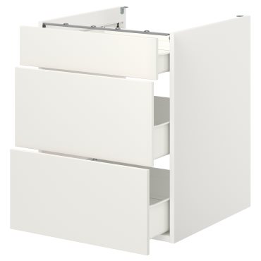 ENHET, base cabinet with 3 drawers, 093.209.88