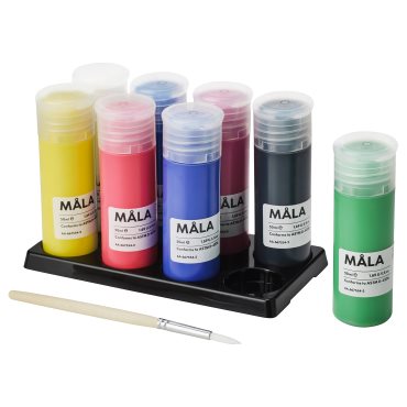 MÅLA, χρώμα 400 ml, 8 τεμ., 104.565.89
