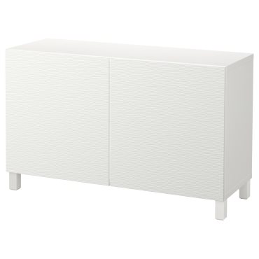 BESTÅ, σύνθεση αποθήκευσης με πόρτες, 120x42x74 cm, 492.099.89