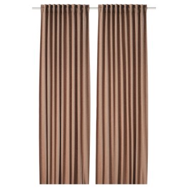 TIBAST, room darkening curtains 145x300 cm, 1 pair, 504.666.66