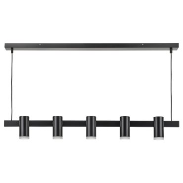 KRANSALG, pendant lamp with 5 lamps, 113 cm, 005.399.72