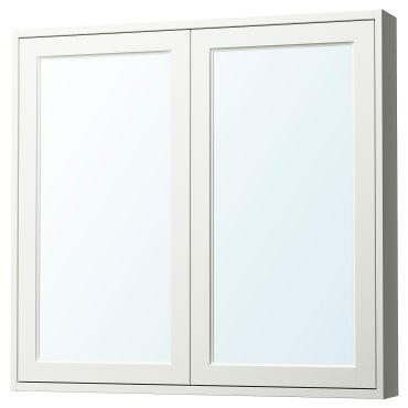 TANNFORSEN, ντουλάπι καθρέφτη με πόρτες, 100x15x95 cm, 005.552.50