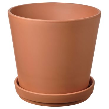 BRUNBÄR, plant pot with saucer/outdoor, 32 cm, 005.607.46