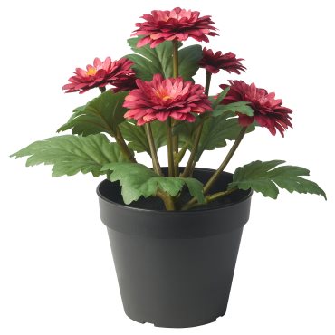 FEJKA, artificial potted plant/in/outdoor/Chrysanthemums, 12 cm, 005.825.07