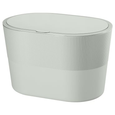 KINNASJÖ, waste bin with lid self-adhesive, 4 l, 005.918.56