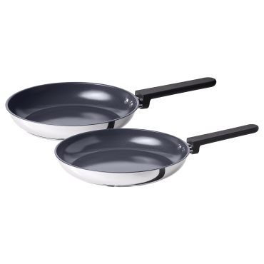 MIDDAGSMAT, frying pan non-stick coating, set of 2, 005.964.77