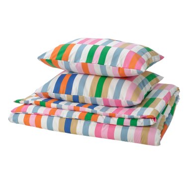 KLIBBKORSÖRT, duvet cover and 2 pillowcases, 240x220/50x60 cm, 006.000.02
