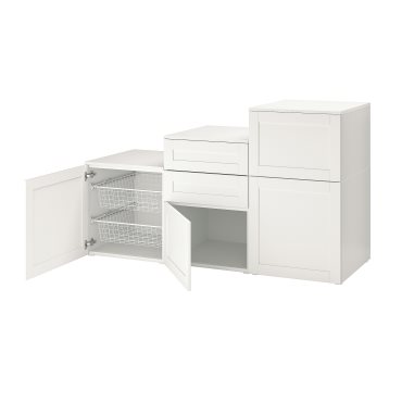 PLATSA, cabinet with doors and drawers, 180x57x103 cm, 094.878.84