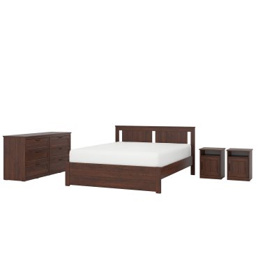 SONGESAND, bedroom furniture/set of 4, 140x200 cm, 094.880.58