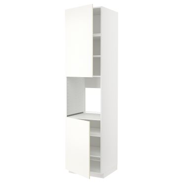 METOD, high cabinet for oven with 2 doors/shelves, 60x60x240 cm, 095.073.92
