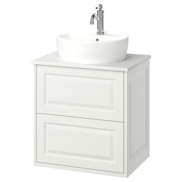 TANNFORSEN/TORNVIKEN, wash-stand with drawers/wash-basin/tap, 62x49x79 cm, 095.210.48