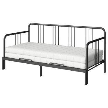 FYRESDAL, κρεβάτι επισκέπτη day bed με 2 στρώματα, 80x200 cm, 095.214.68