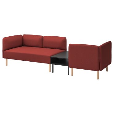 LILLEHEM, 3-seat modular sofa with side table, 095.697.47