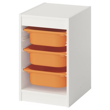 TROFAST, storage combination with boxes, 34x44x56 cm, 095.732.21