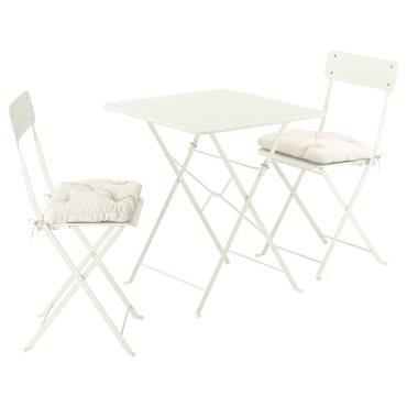 table and 2 folding chairs/outdoor, 65x65 cm, 095.732.59