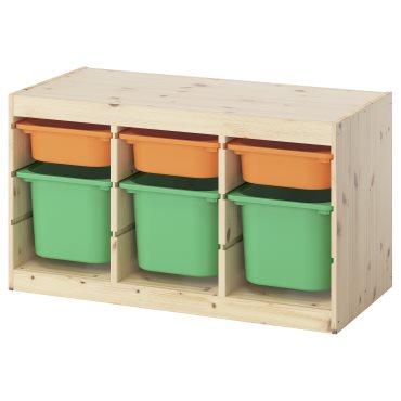 TROFAST, storage combination with boxes, 93x44x52 cm, 095.748.95