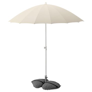 SAMSÖ/IGGÖN, tilting parasol with base, 200 cm, 095.762.05