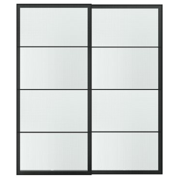 LUNDBRÄSMA, συρόμενη πόρτα, 2 τεμ. 200x236 cm, 096.190.59