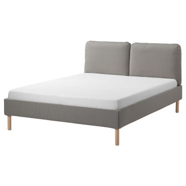 SAGESUND, κρεβάτι με επένδυση, 140x200 cm, 104.903.76