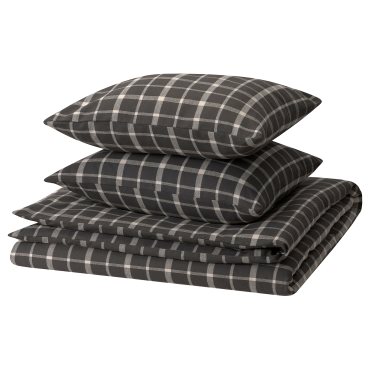 STRUTBRÄKEN, duvet cover and 2 pillowcases, 240x220/50x60 cm, 105.660.12
