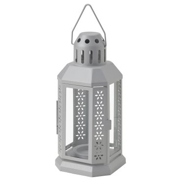 ENRUM, lantern for tealight in/outdoor, 22 cm, 105.783.69