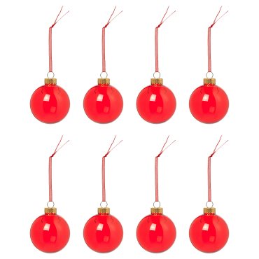 VINTERFINT, tree ornament/bauble/8 pack, 6 cm, 105.806.02