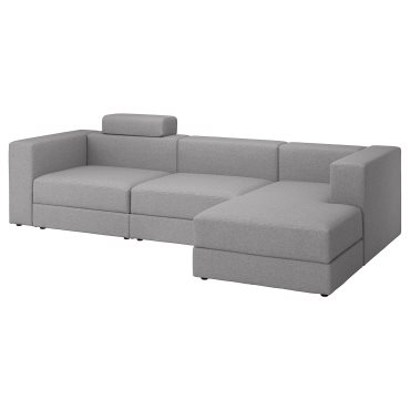 JATTEBO, 4-seat modular sofa with chaise longue/right with headrest, 195.109.02