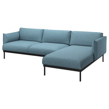 ÄPPLARYD, τριθέσιος καναπές με σεζλόνγκ, 195.281.72