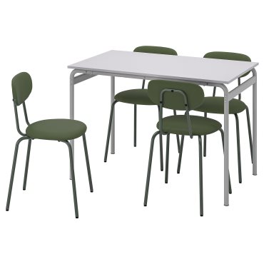 GRASALA/OSTANO, τραπέζι και 4 καρέκλες, 110 cm, 195.513.94