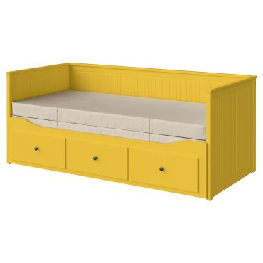 HEMNES, κρεβάτι επισκέπτη day bed 3 συρτάρια/2 στρώματα, 80x200 cm, 195.598.80