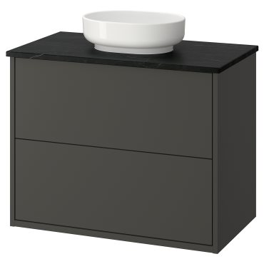 HAVBÄCK/VINDEL, wash-stand with drawers/wash-basin, 82x49x77 cm, 196.224.57