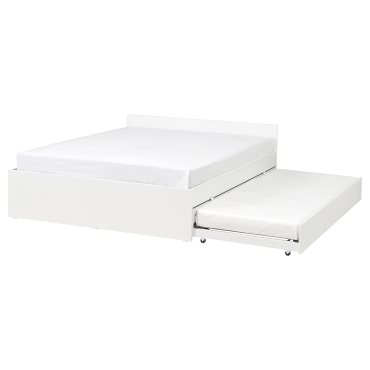 VIHALS, bed frame with 1 trundle bed, 140x200 cm/80x200 cm, 196.347.52