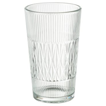 SMALLSPIREA, vase/glass/patterned, 22 cm, 205.421.72
