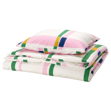 SYRABLADMAL, duvet cover and pillowcase, 150x200/50x60 cm, 205.792.93