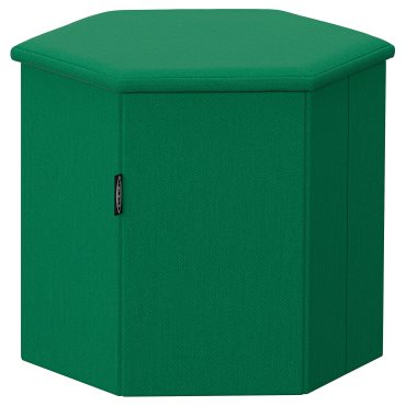 KJUGE, pouffe with storage, 206.296.84